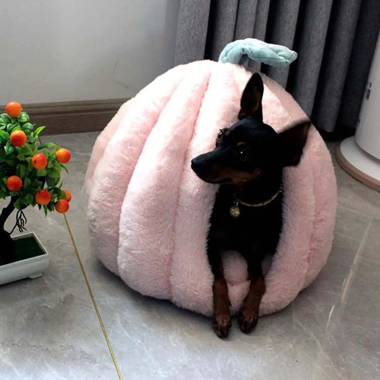Grey thickened cloth pet kennel house for dogs and cats, removable washable design