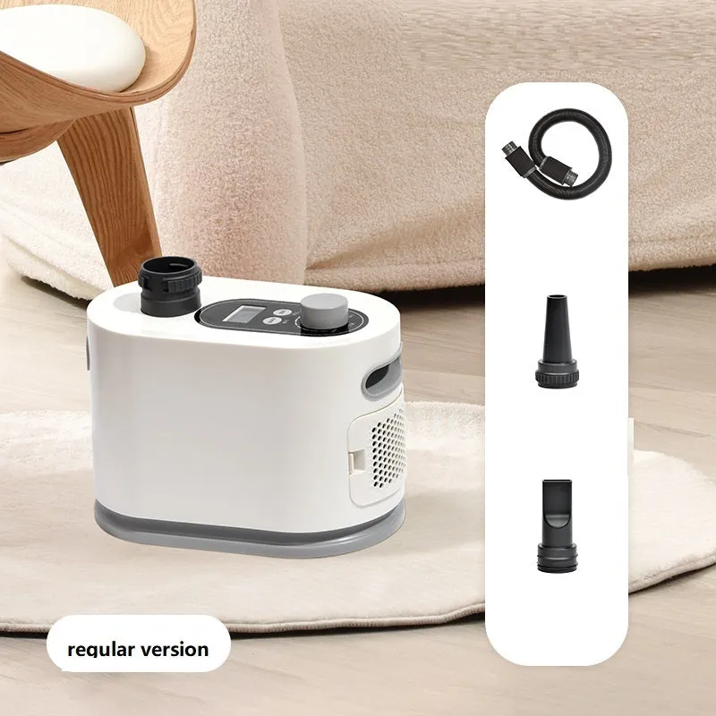 Paike 2000W variable frequency large dog hair drying blower in white with yellow accents