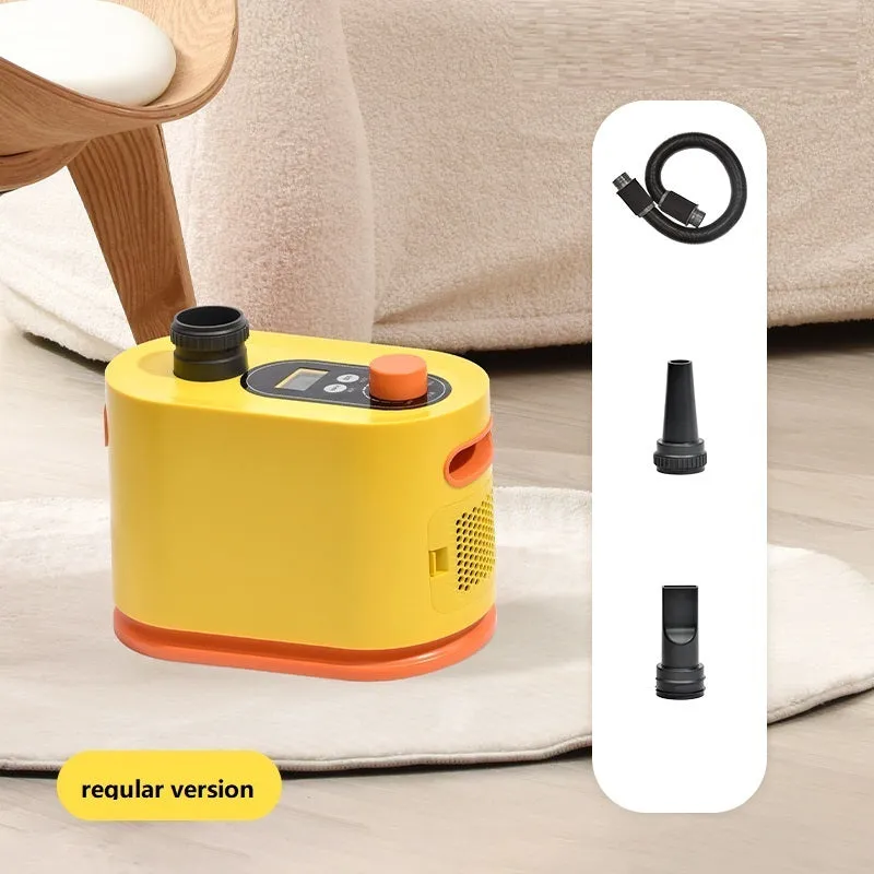 Paike 2000W variable frequency large dog hair drying blower in white with yellow accents