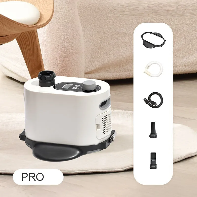 Paike 2000W variable frequency large dog hair drying blower in white with yellow accents