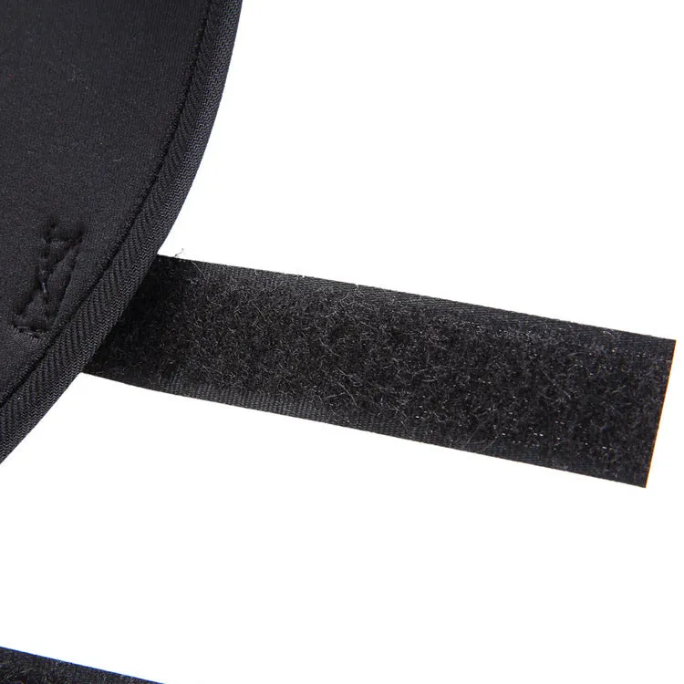 Pet leg rehabilitation foot support made of SBR, available in black, for left or right foot, size options XS to L