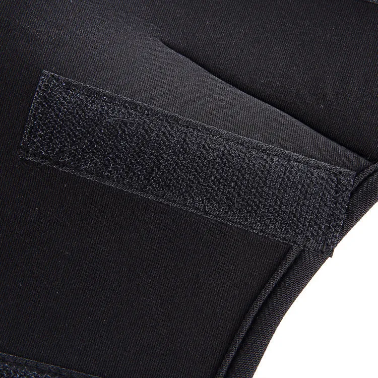 Pet leg rehabilitation foot support made of SBR, available in black, for left or right foot, size options XS to L