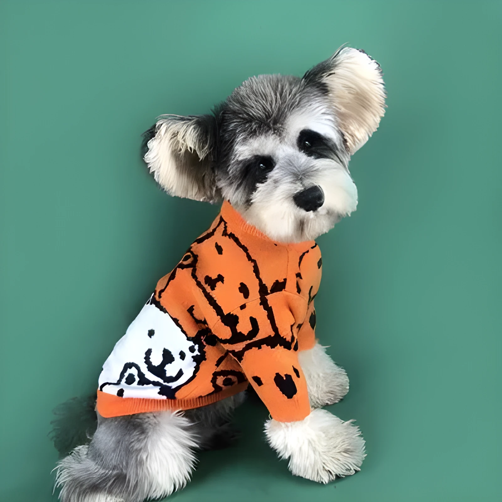 Coral fleece dog sweater in purple, available in sizes S to XXL for autumn winter warmth