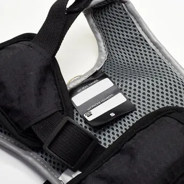 Reflective pet harness for dogs in Gray with adjustable safety straps