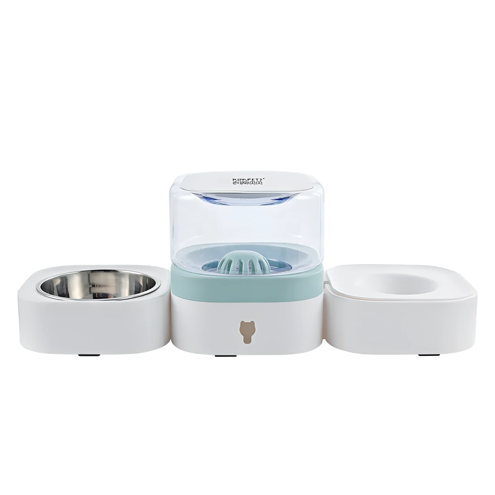 18L pet automatic water feeding bowl in blue, dual function dispenser