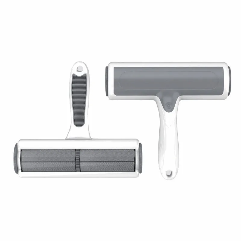 Pet two-way sofa automatic cleaning lint roller with ABS TPR polyester brush