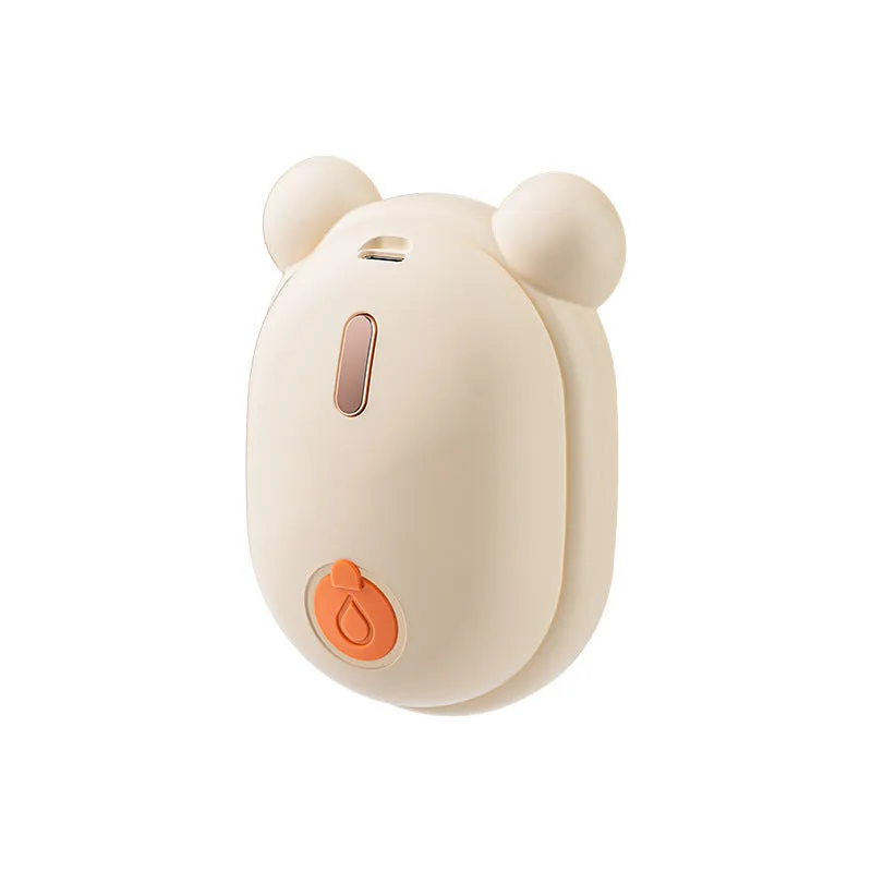 Rechargeable pet grooming brush with steam spray function in pink or yellow colour options
