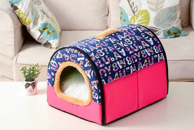 Kennelpet breathable fabric pet nest house for cats and small dogs, multiple sizes and styles, indoor use