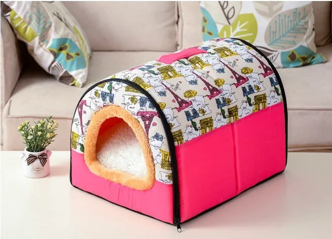 Kennelpet breathable fabric pet nest house for cats and small dogs, multiple sizes and styles, indoor use