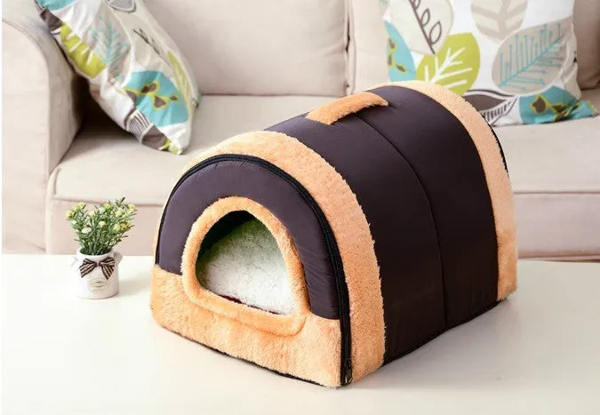 Kennelpet breathable fabric pet nest house for cats and small dogs, multiple sizes and styles, indoor use