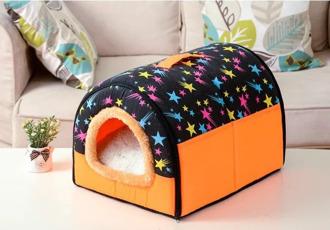 Kennelpet breathable fabric pet nest house for cats and small dogs, multiple sizes and styles, indoor use