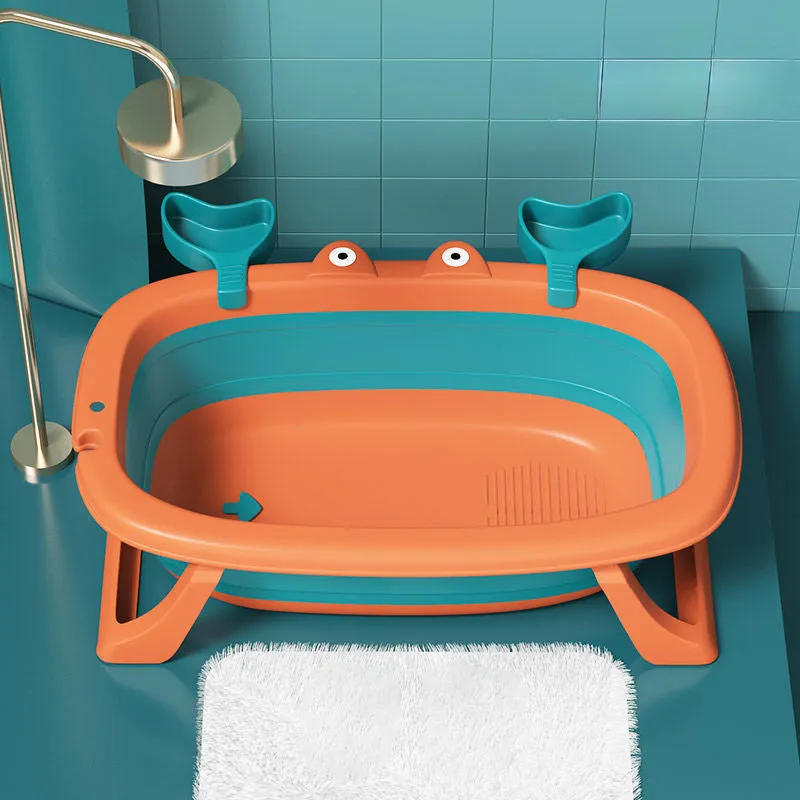 Foldable portable pet tub for washing cats and small dogs under 20 pounds in blue colour