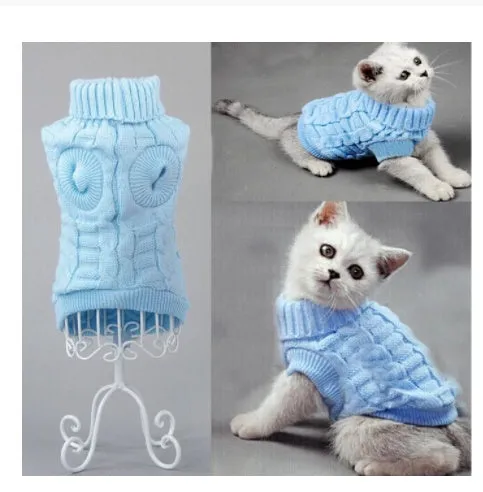 Acrylic dog sweater in yellow on a dog, pullover style, casual fit for small to large breeds
