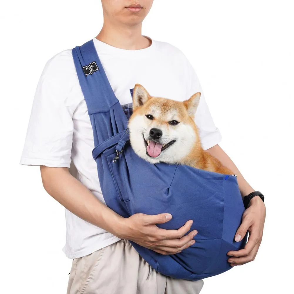 Folding cat carrier backpack shown in a colour option, with mesh windows and backpack straps visible.