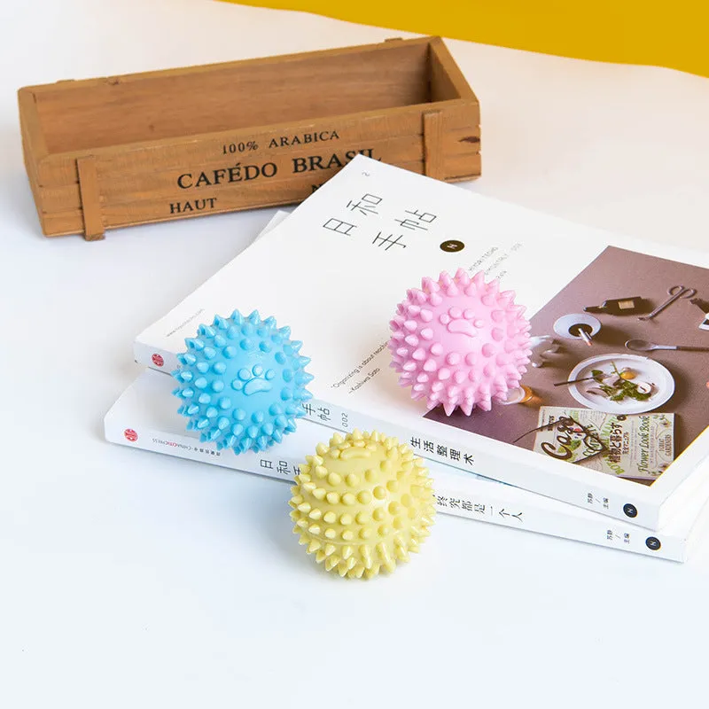 Colourful TPR knot pet toy with soft spines for dogs and cats