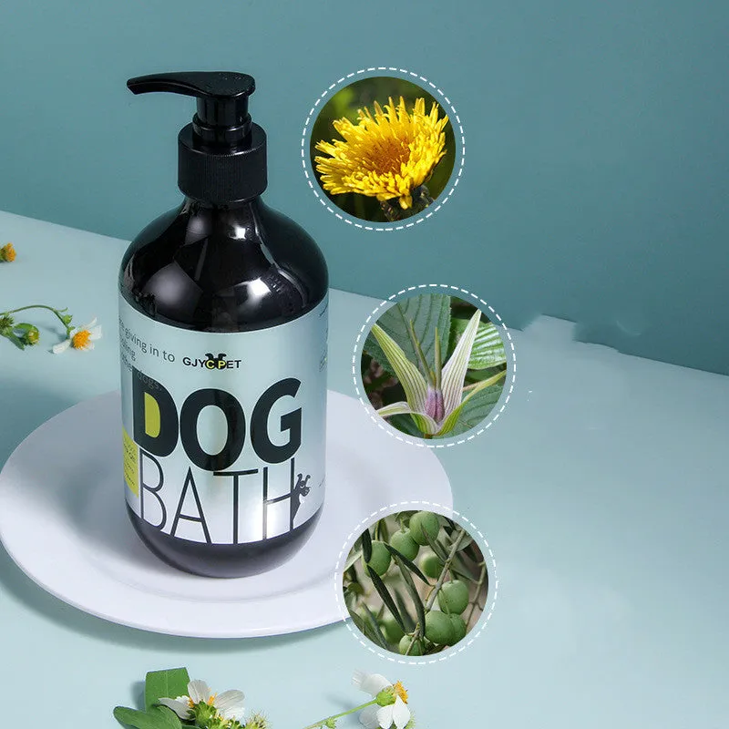 Dog Shower Gel 100ml antibacterial deodorant body wash for pets, plain style bottle