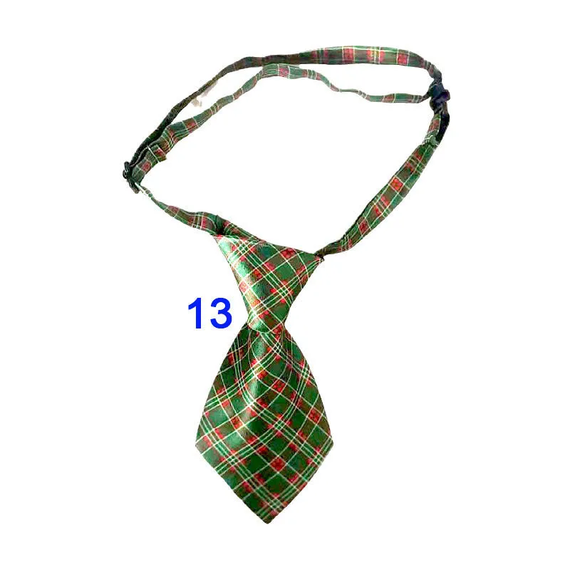 Polyester pet tie with 18 style options for cats and dogs for Christmas and Halloween festivals