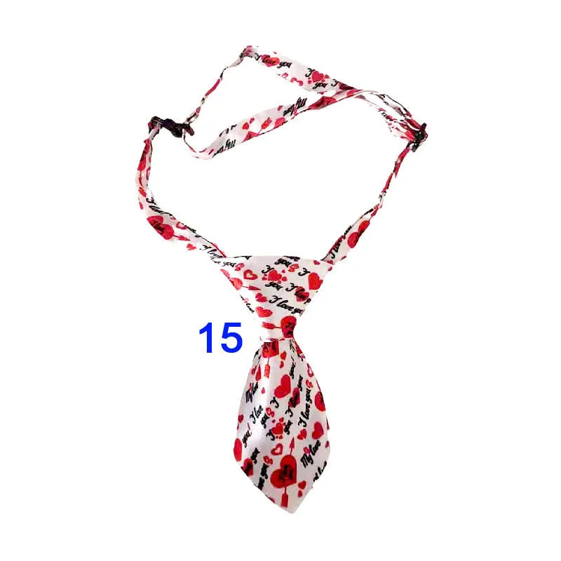 Polyester pet tie with 18 style options for cats and dogs for Christmas and Halloween festivals