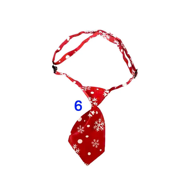 Polyester pet tie with 18 style options for cats and dogs for Christmas and Halloween festivals