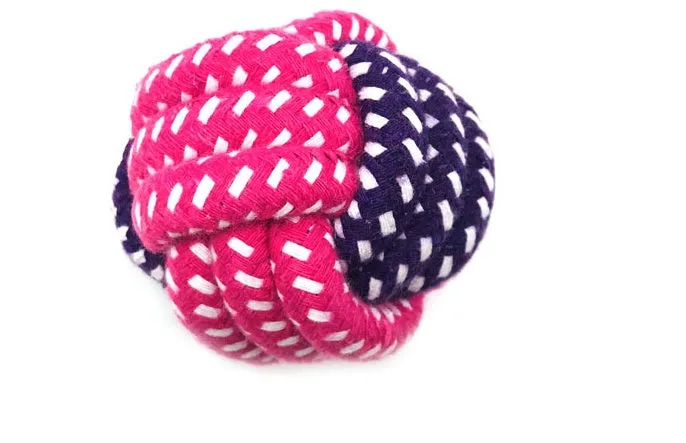 12-piece cotton rope pet toy set in assorted colours for bite-resistant interactive dog play