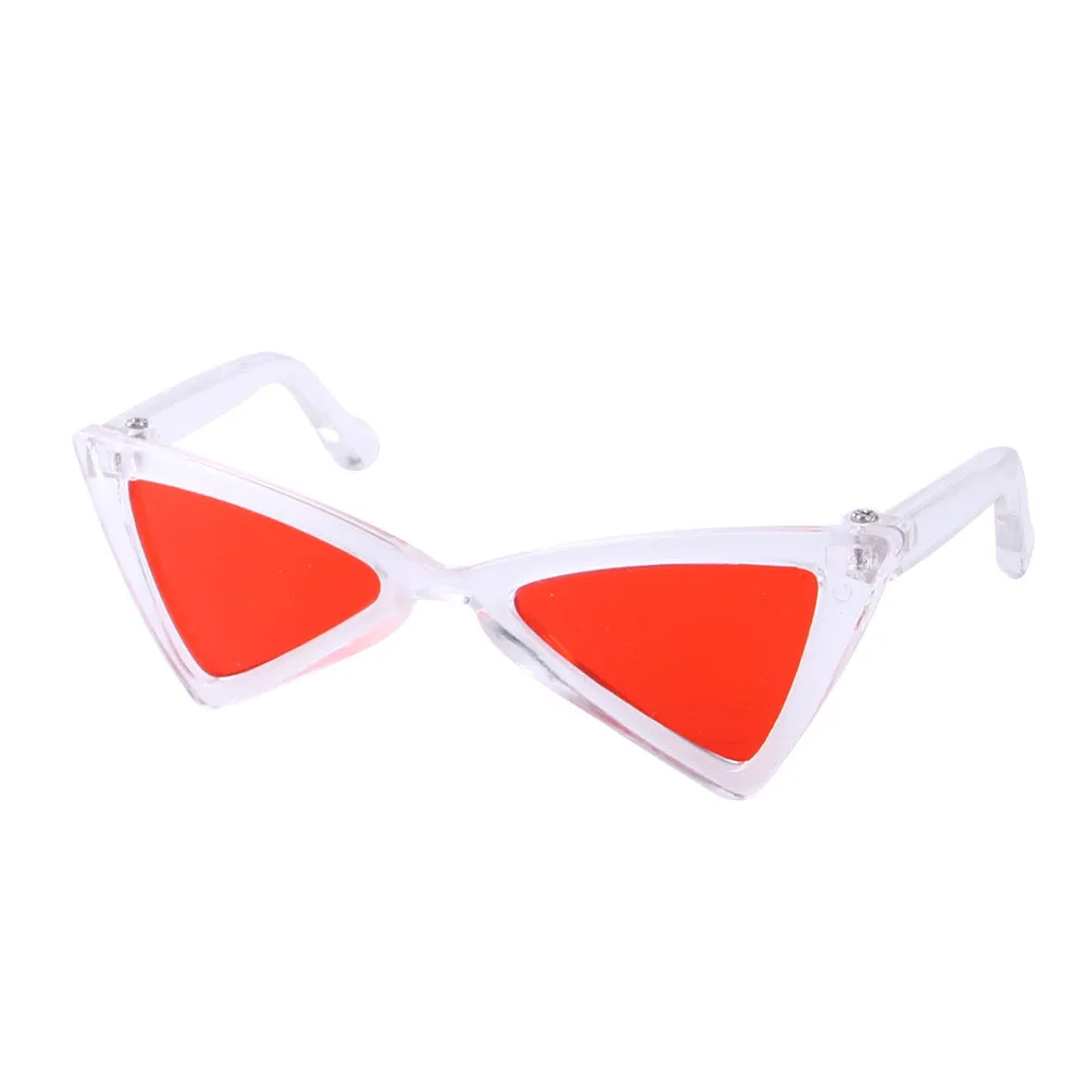 Funny plastic glasses for dogs and cats in nine colours with leisure-style plastic frames