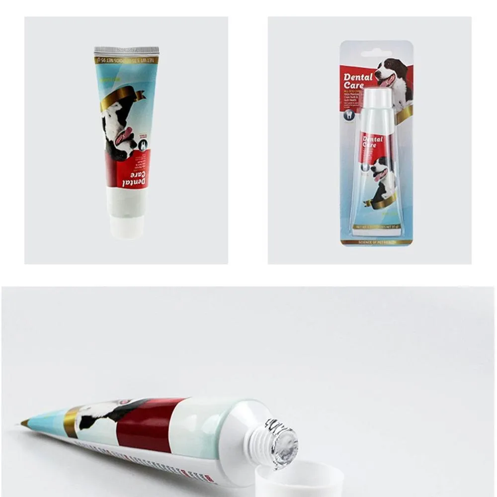 Dog clean toothpaste 95g tube for canine oral hygiene
