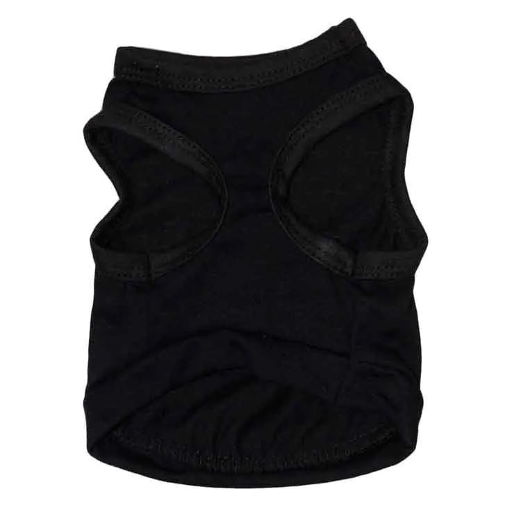 Cotton printed security small dog pet vest in casual style, available in multiple colours and sizes.