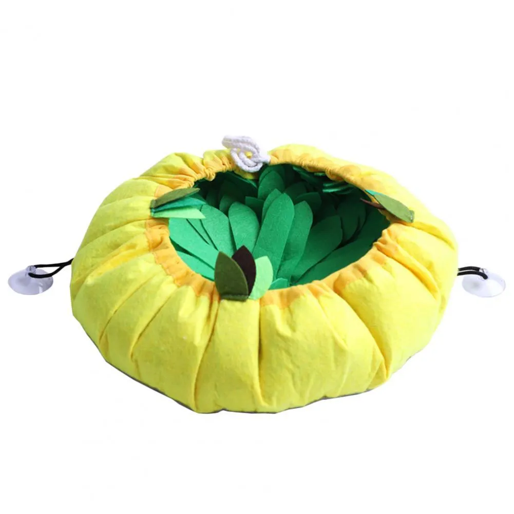 Felt dog snuffle mat puzzle hide food training toy in coffee colour with bowl and storage bag
