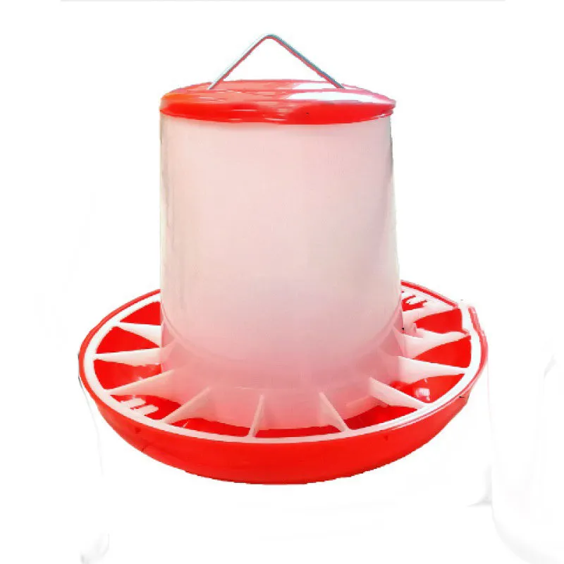 1.5KG automatic drinking fountain feed bucket for chickens ducks geese pigeons birds