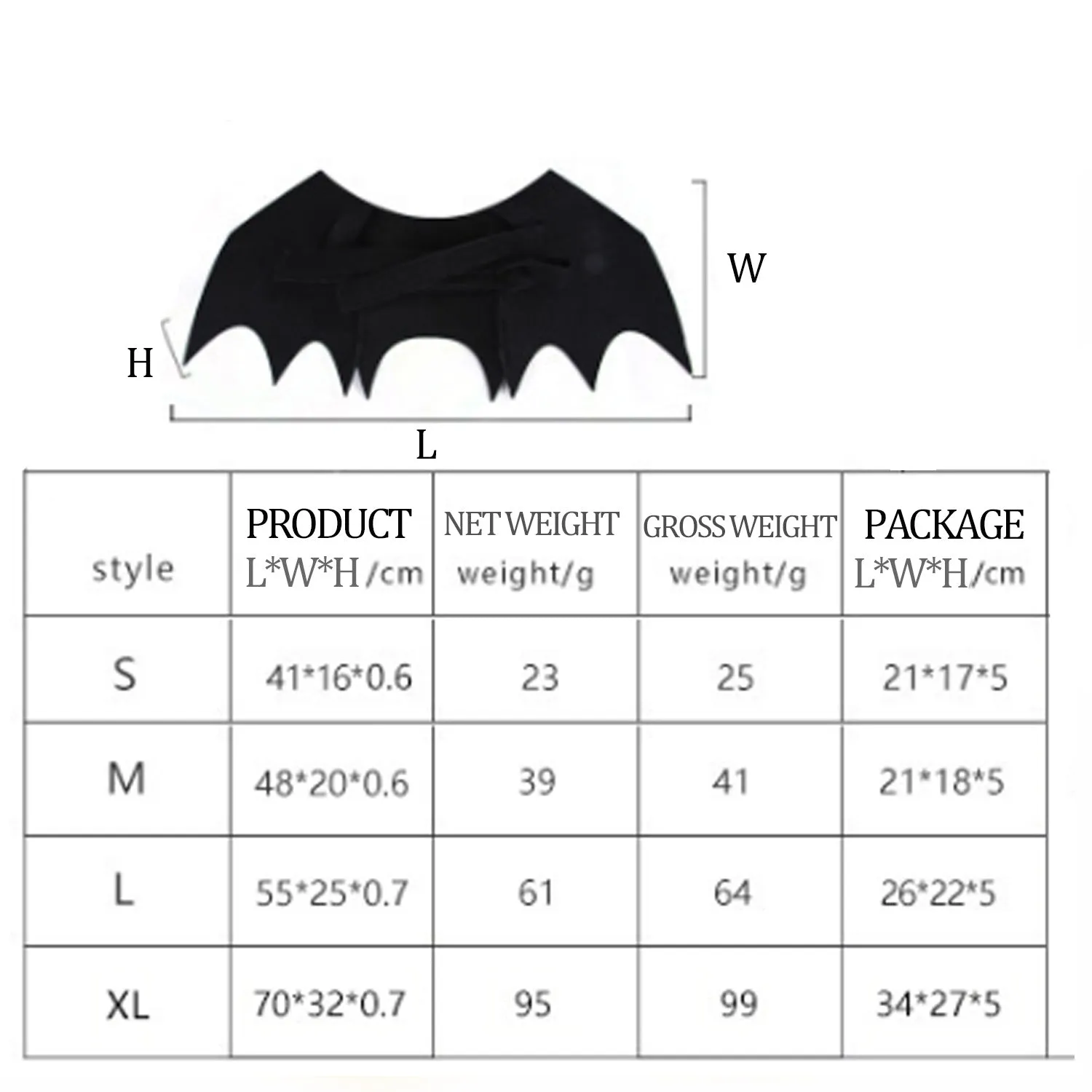 Black felt bat wings for a cat with adjustable Velcro straps, Halloween pet accessory