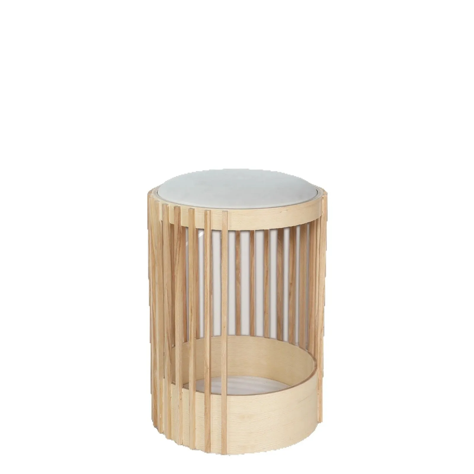 Solid wood column cat climbing frame with pet bed, 40x60cm, bite-resistant, simple style