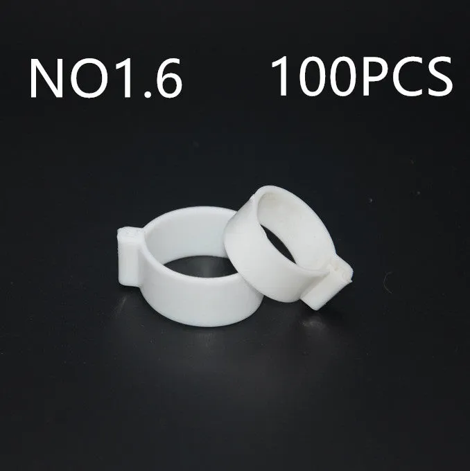 100 PCS chicken foot ring O-ring sealing washers in blue, green, purple, red, white, yellow colours