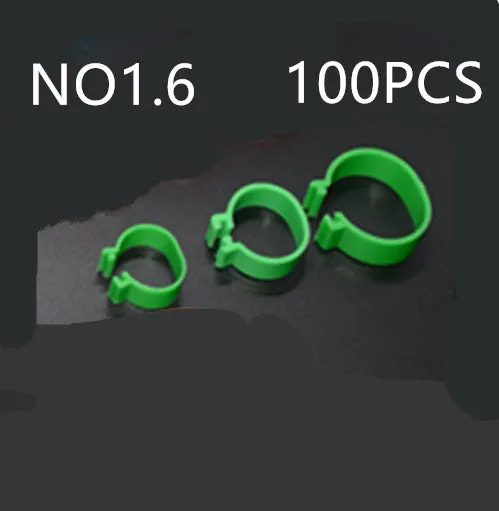 100 PCS chicken foot ring O-ring sealing washers in blue, green, purple, red, white, yellow colours