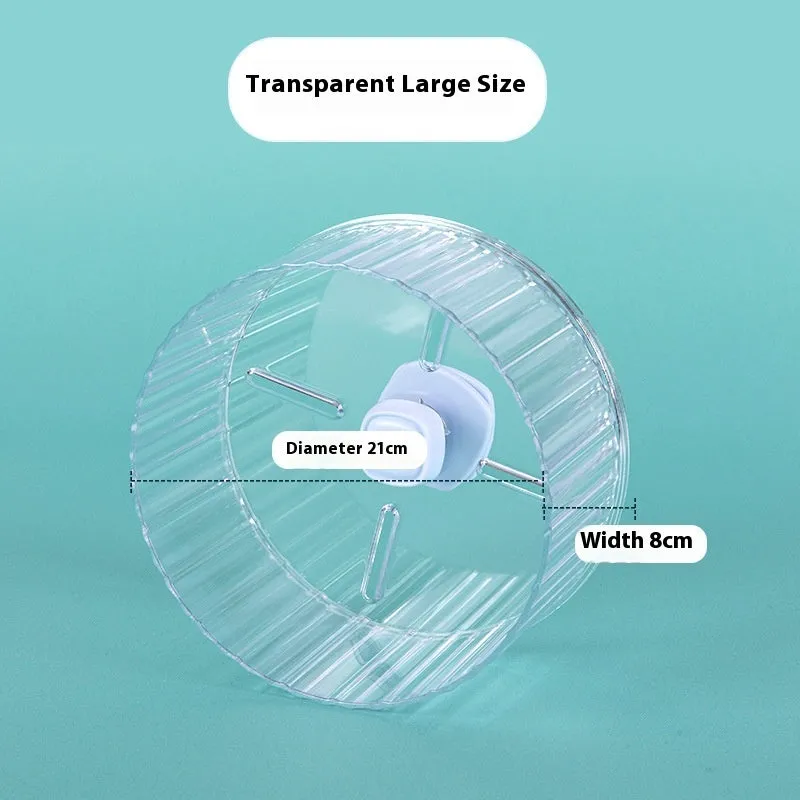 A plastic running wheel toy for parrots and birds, shown in multiple colour options.