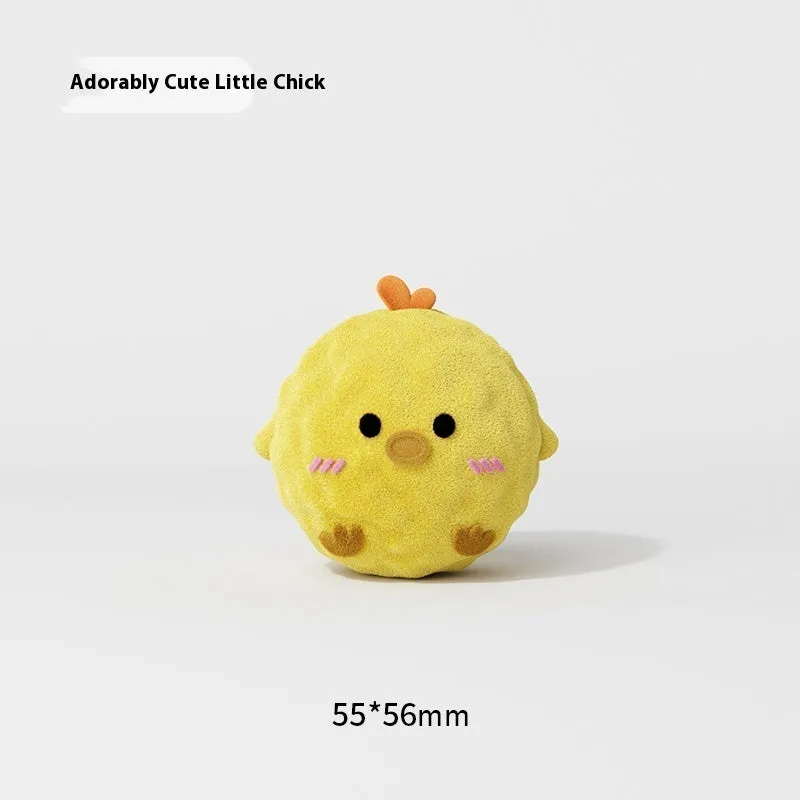 Dog cartoon acanthosphere sounding toy for pet molar teeth cleaning in spherical shape