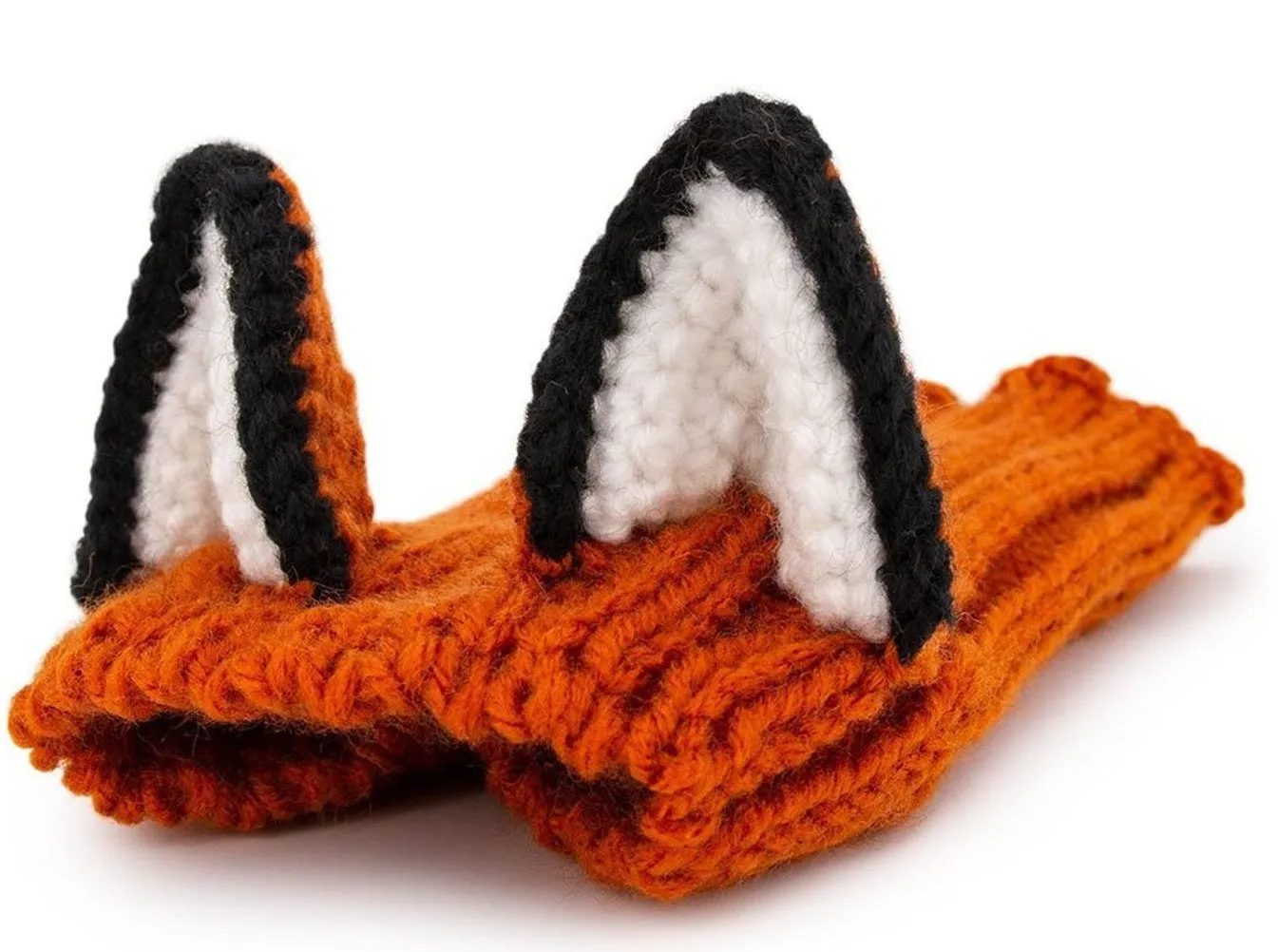 Black Cow thermal windproof knitted dog hat with Jacquard pattern for pets