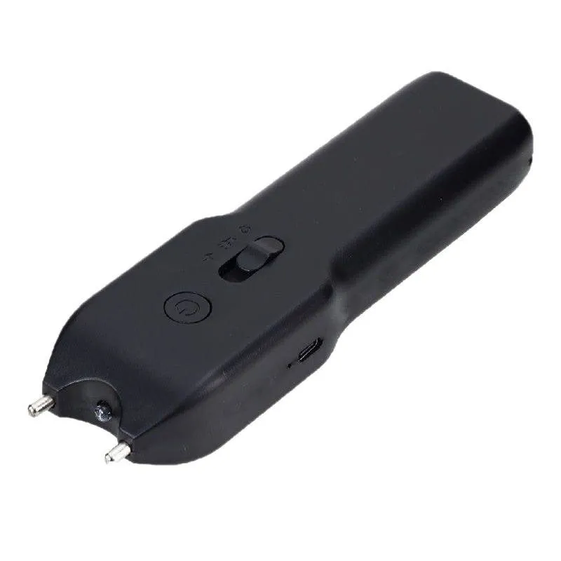 Black electric livestock driving device 180x125x65mm handheld for pigs cattle sheep dogs 17.6W