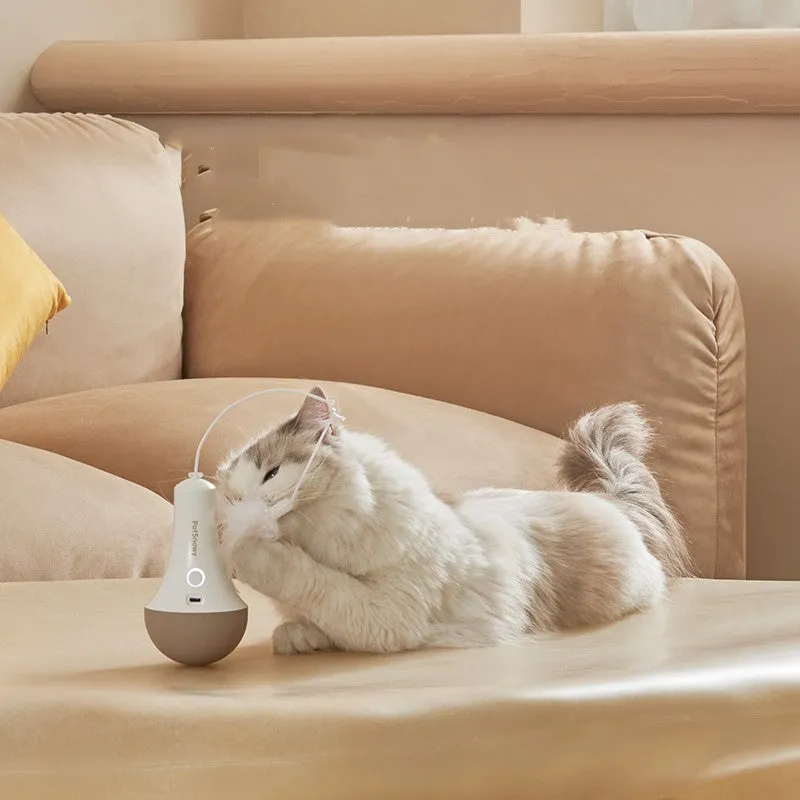 Intelligent Tumbler Electric Cat Toy with Type-C charging and ABS body