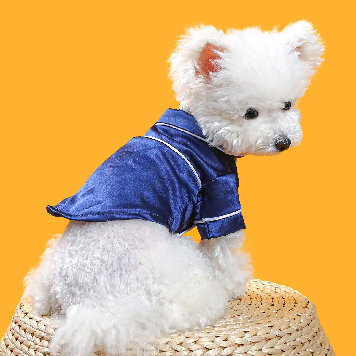 Cotton pet pyjamas in princess style for dogs, pink colour, size M
