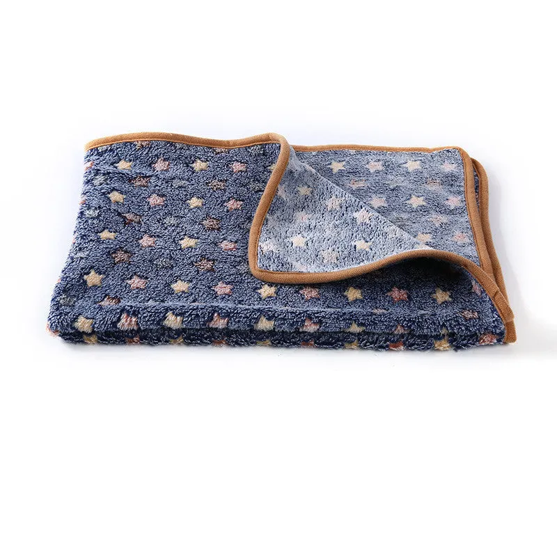 Cloth Dog Kennel Mats Pet Supplies Blankets in Multiple Sizes and Colours for Dog Crates and Pet Beds in Brown Coffee Grey Khaki Navy Blue Pink S M L XL