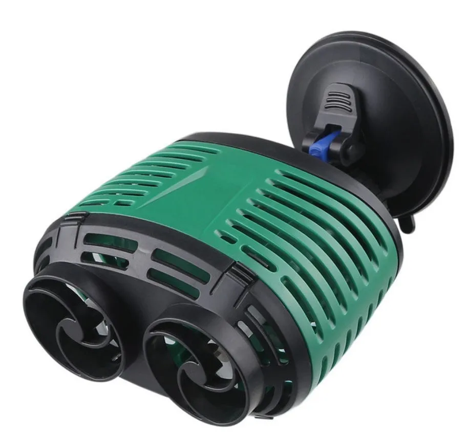 Silent fish tank wave making pump with suction cup and 2.4m power cord, model LVP-200A