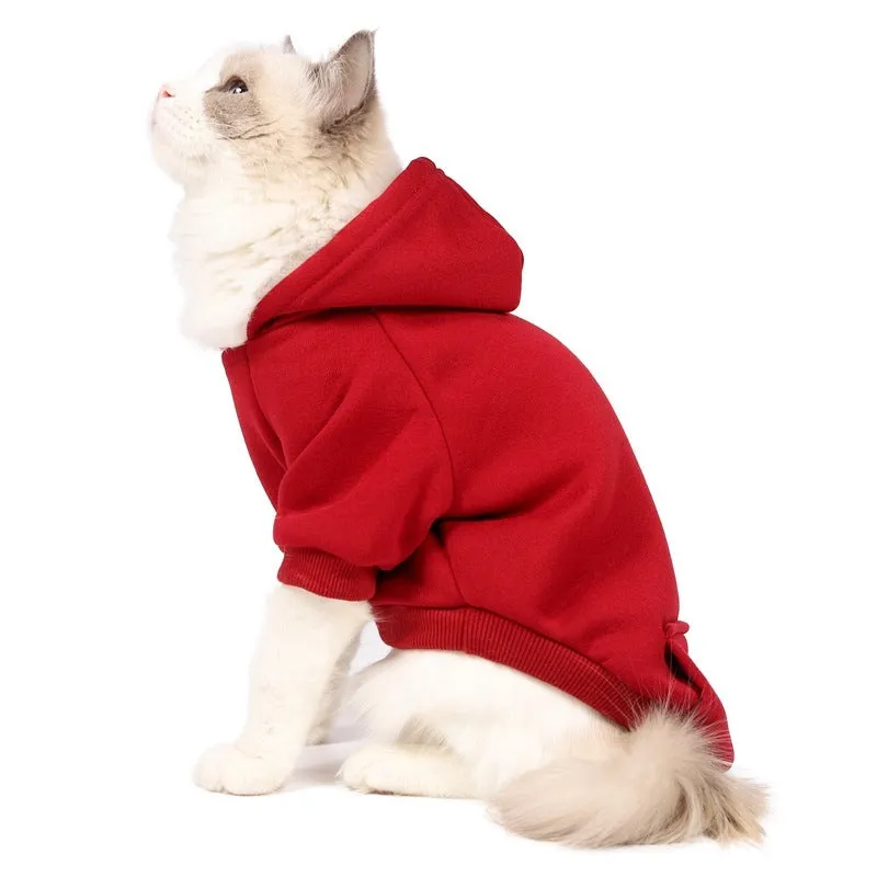 Fleece dog coat for small and medium sized dogs in blue, available in multiple sizes and colours