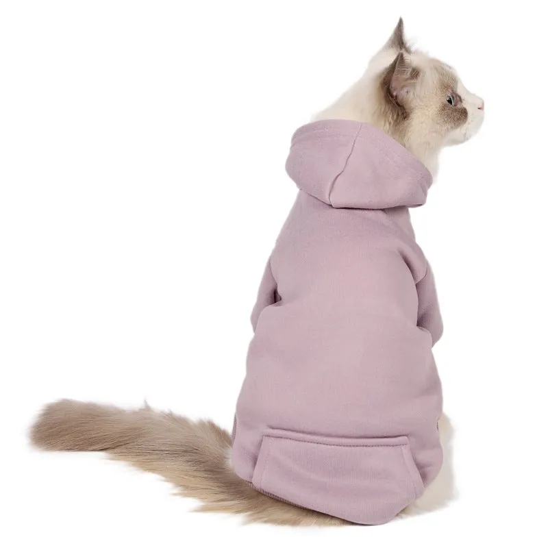 Fleece dog coat for small and medium sized dogs in blue, available in multiple sizes and colours