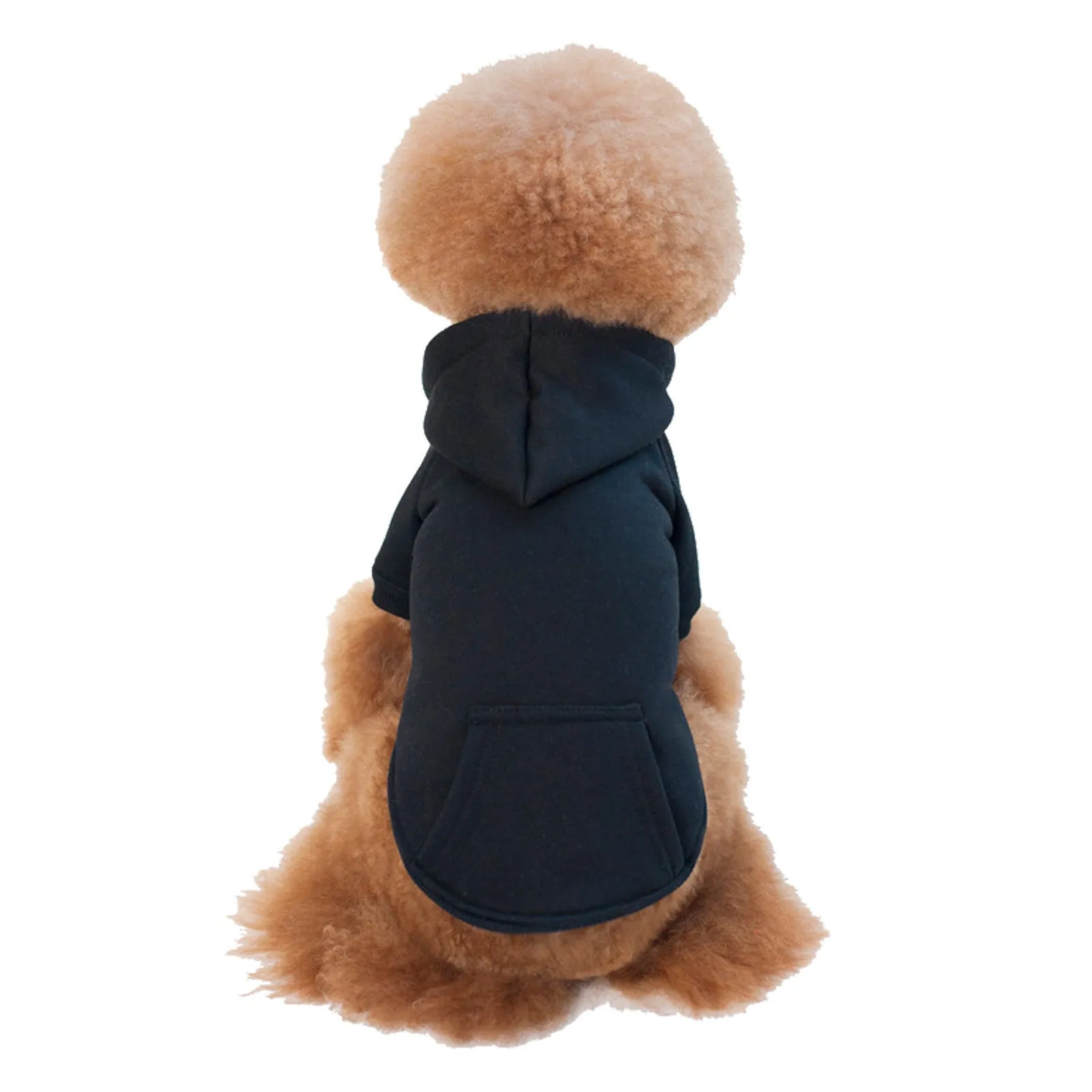Fleece dog coat for small and medium sized dogs in blue, available in multiple sizes and colours