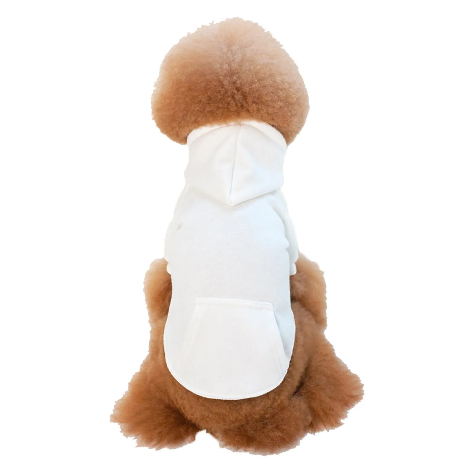 Fleece dog coat for small and medium sized dogs in blue, available in multiple sizes and colours