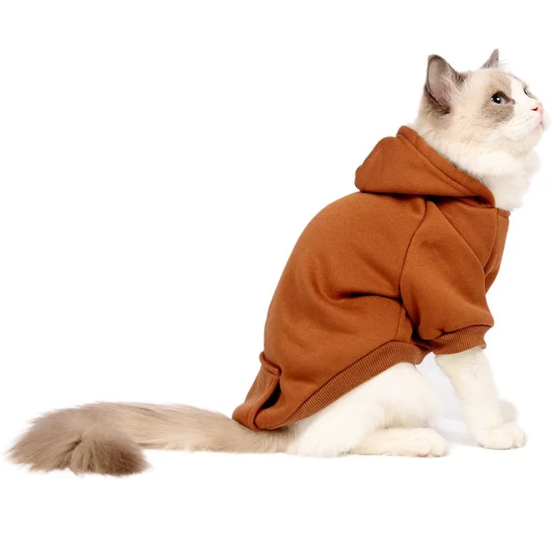 Fleece dog coat for small and medium sized dogs in blue, available in multiple sizes and colours
