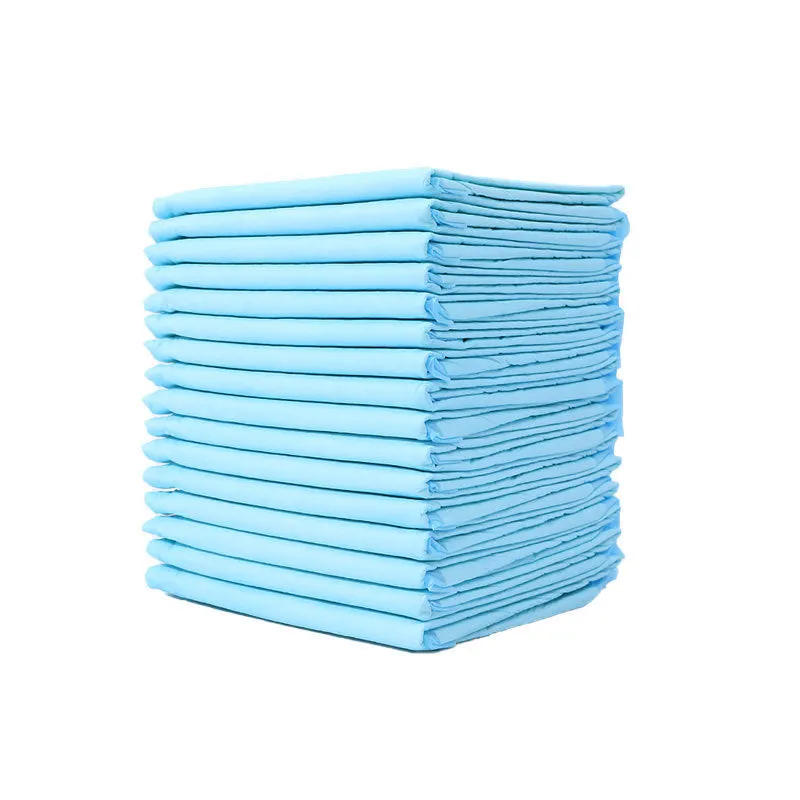 Pack of disposable pet urine pads showing different sizes and the bamboo charcoal deodorising model.