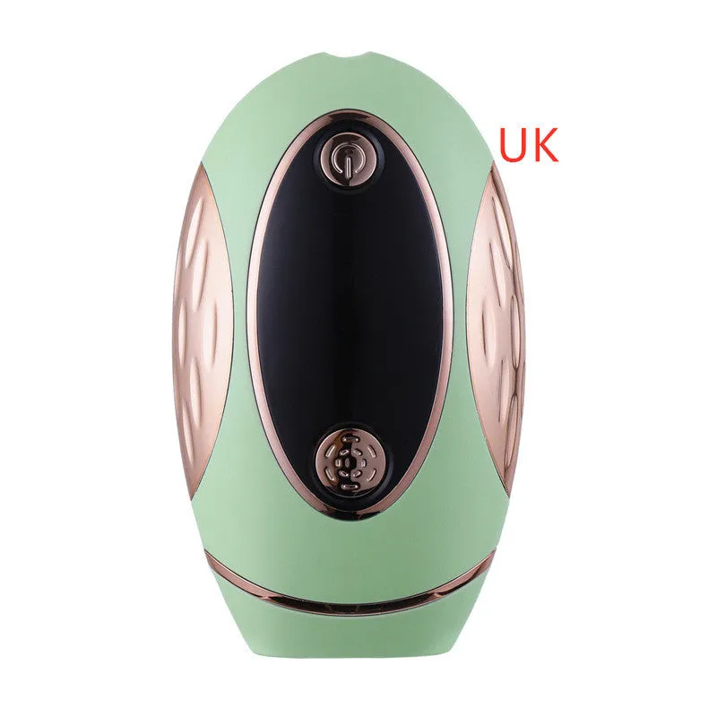 Black beauty laser hair removal machine with IPL technology, ABS body, 14 cm length, for home use on legs and face