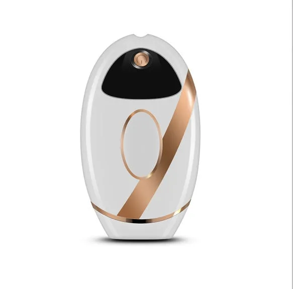 Black beauty laser hair removal machine with IPL technology, ABS body, 14 cm length, for home use on legs and face