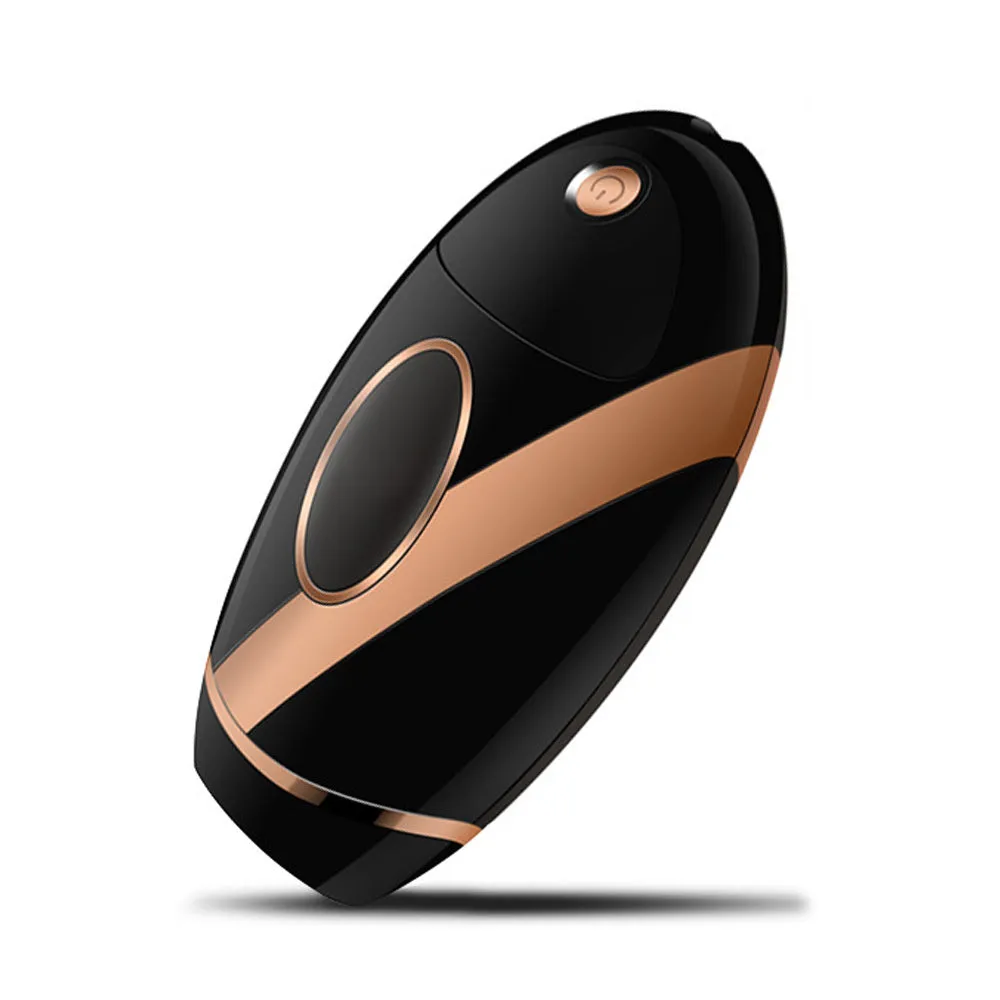 Black beauty laser hair removal machine with IPL technology, ABS body, 14 cm length, for home use on legs and face